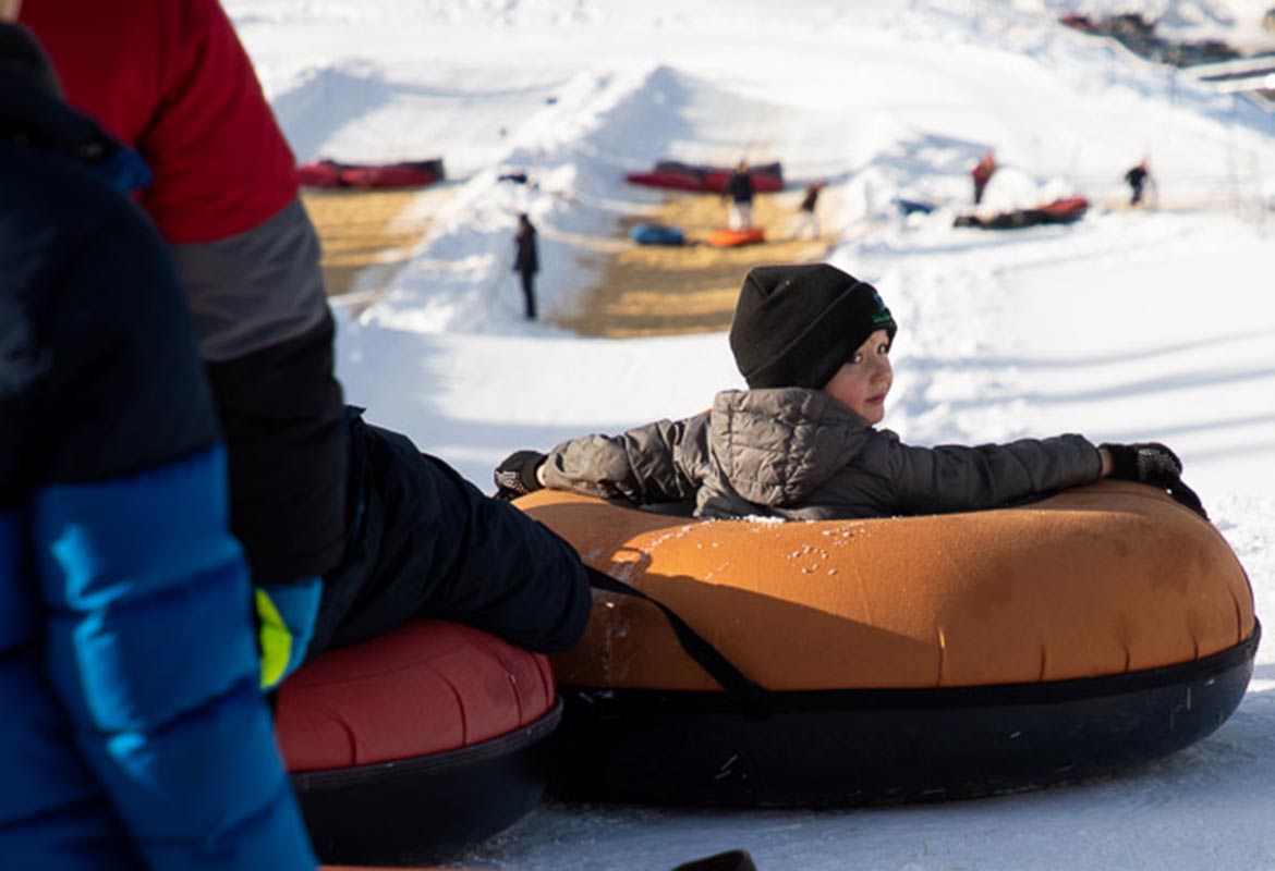 Snow Tubing at Mount Washington