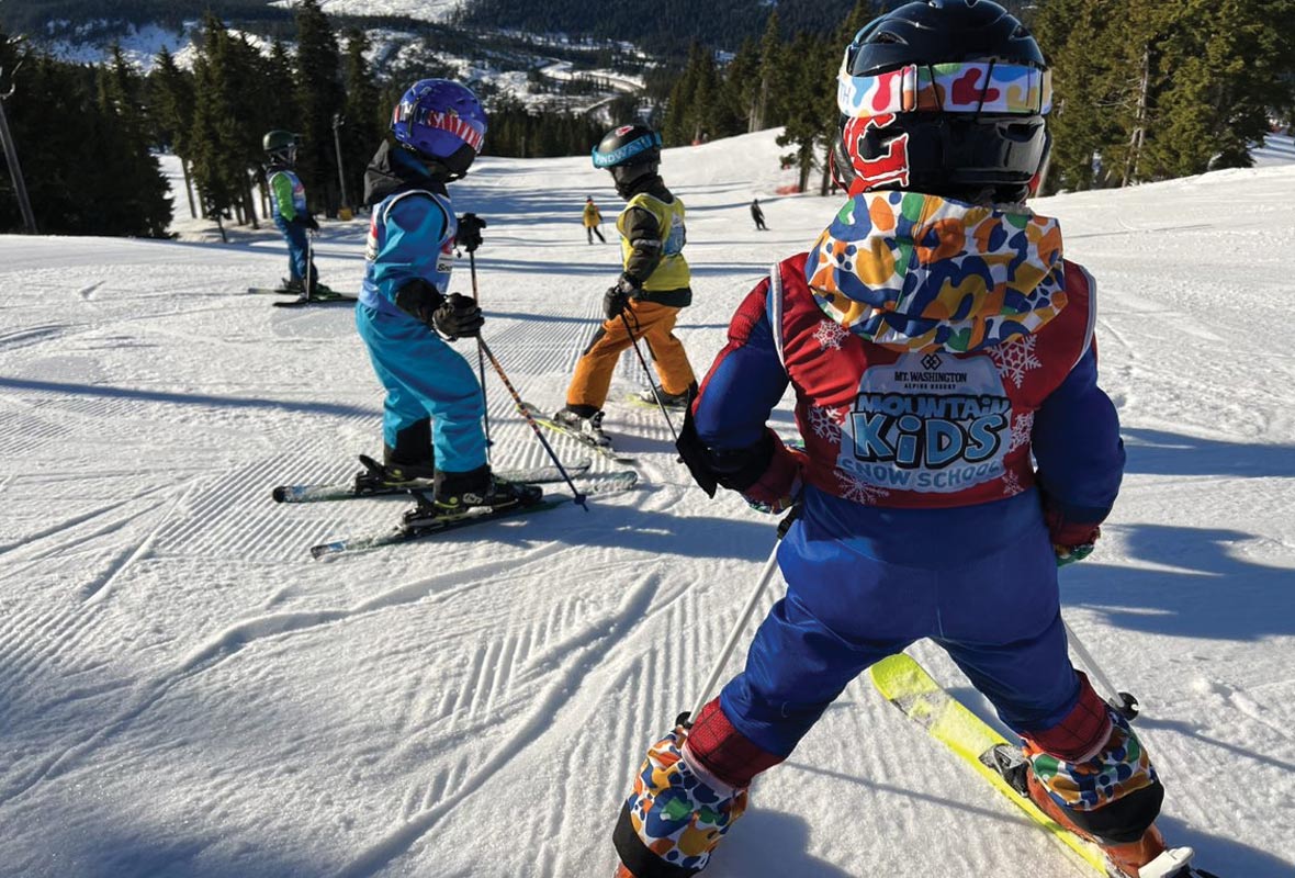 Tiny Tots New Program Skiing