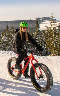 Fat Biking at Mt Washington
