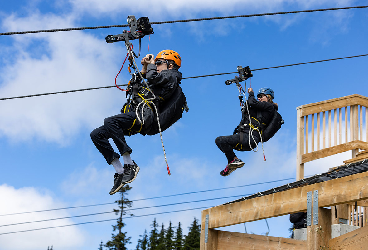 summer opening ziplining