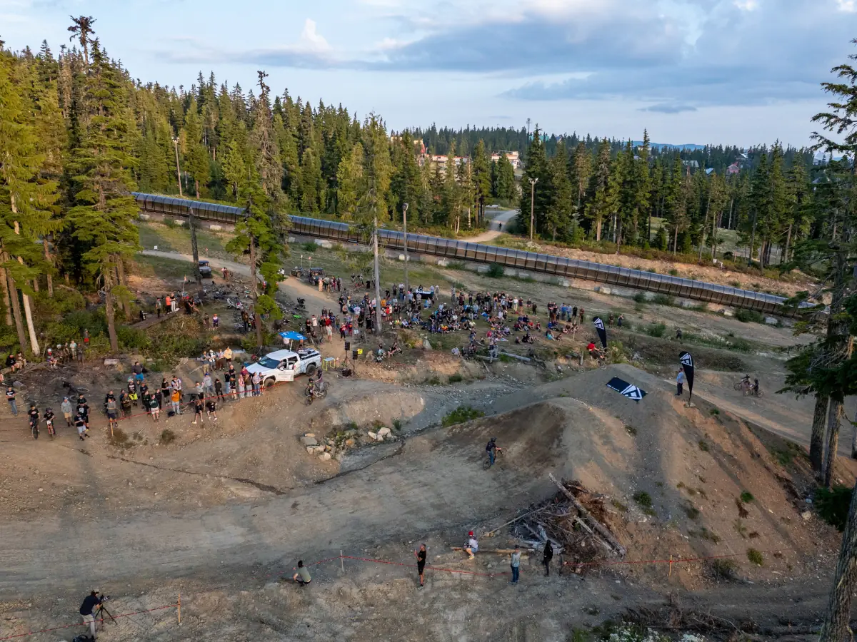 Drone shot of the Whip Off