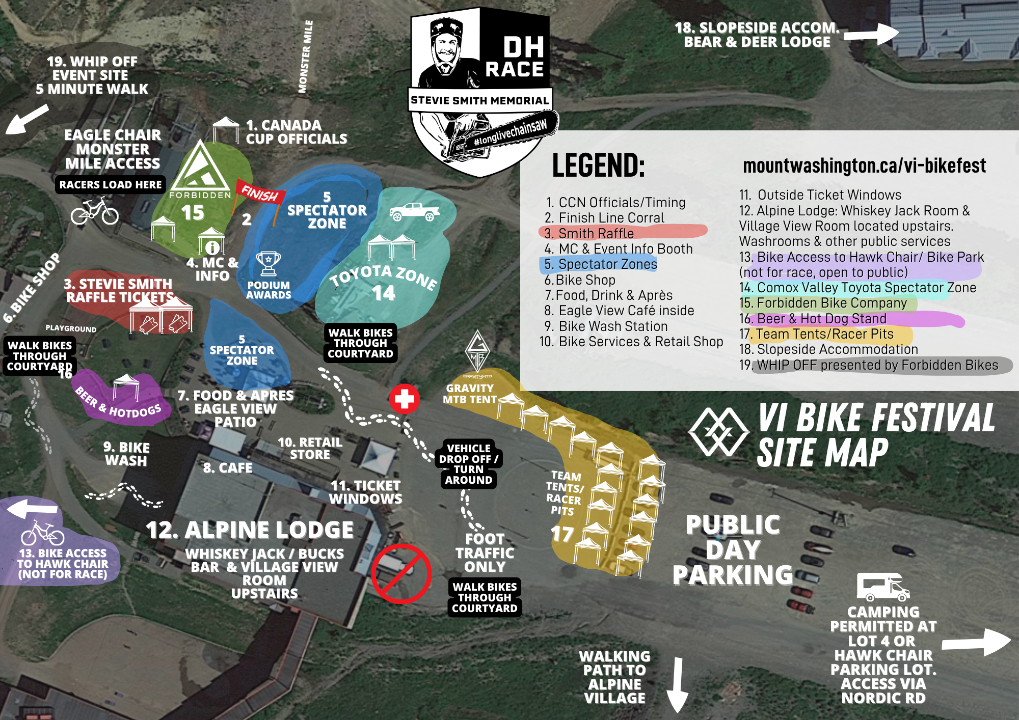 VI Bike Fest 2026 event map