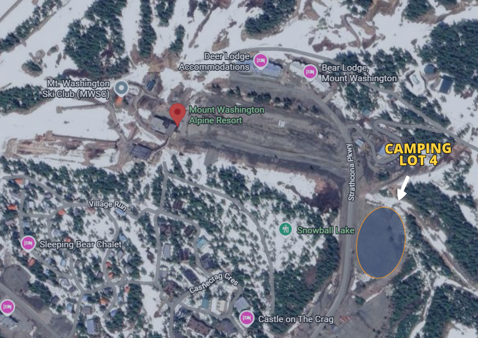 VI Bike Fest 2026 camping map