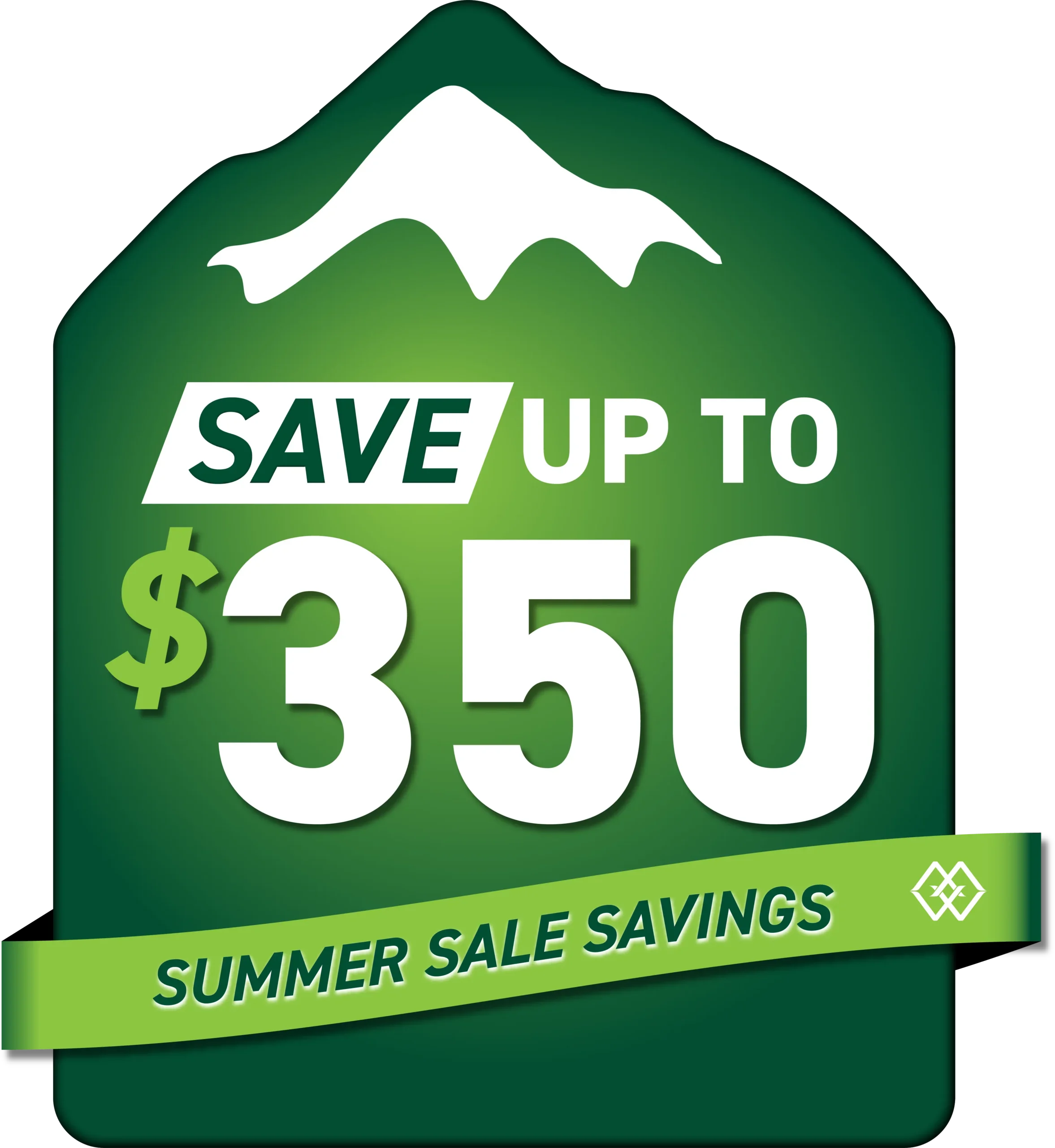 Save up to $350 - Summer Sale Savings