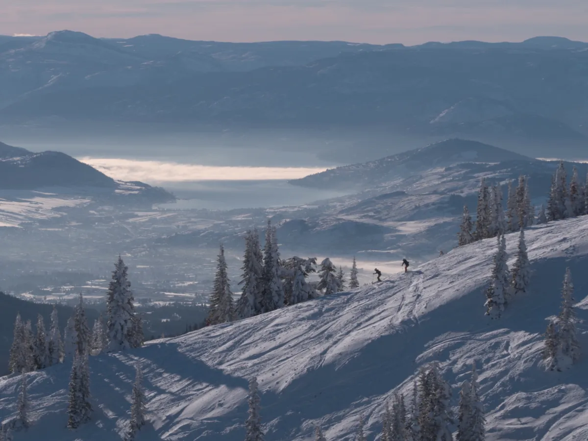 Skier at SilverStar Mountain Resort