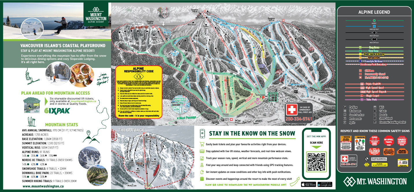 Full Alpine Frontside and Outback Trail Maps