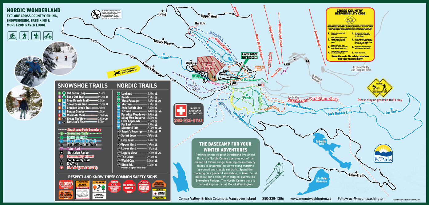 Full Nordic Cross Country, Snowshoe, and Fat Bike Map