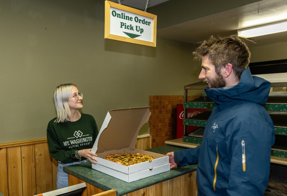 Alpine Cafeteria pizza takeout