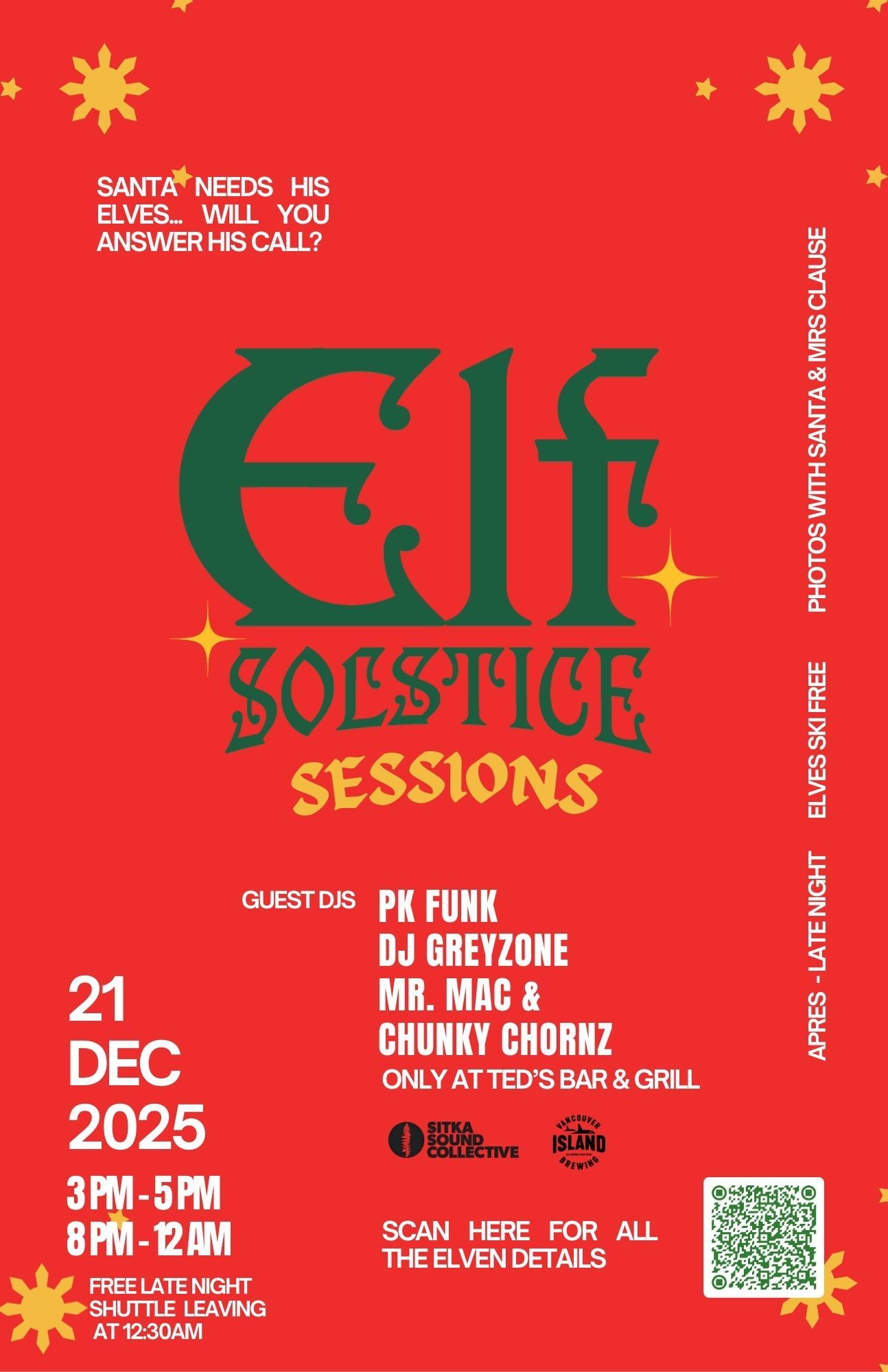 Elf Solstice Sessions poster
