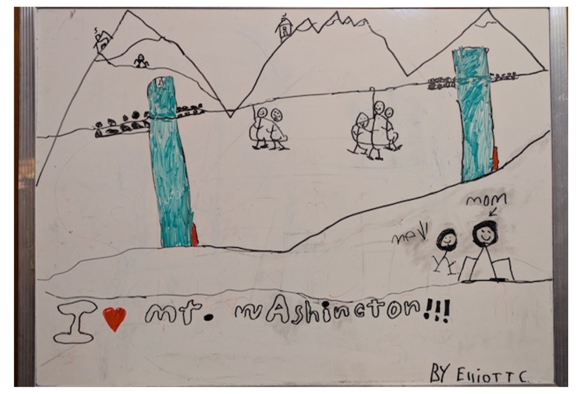 Kids' drawing for Family Day Weekend