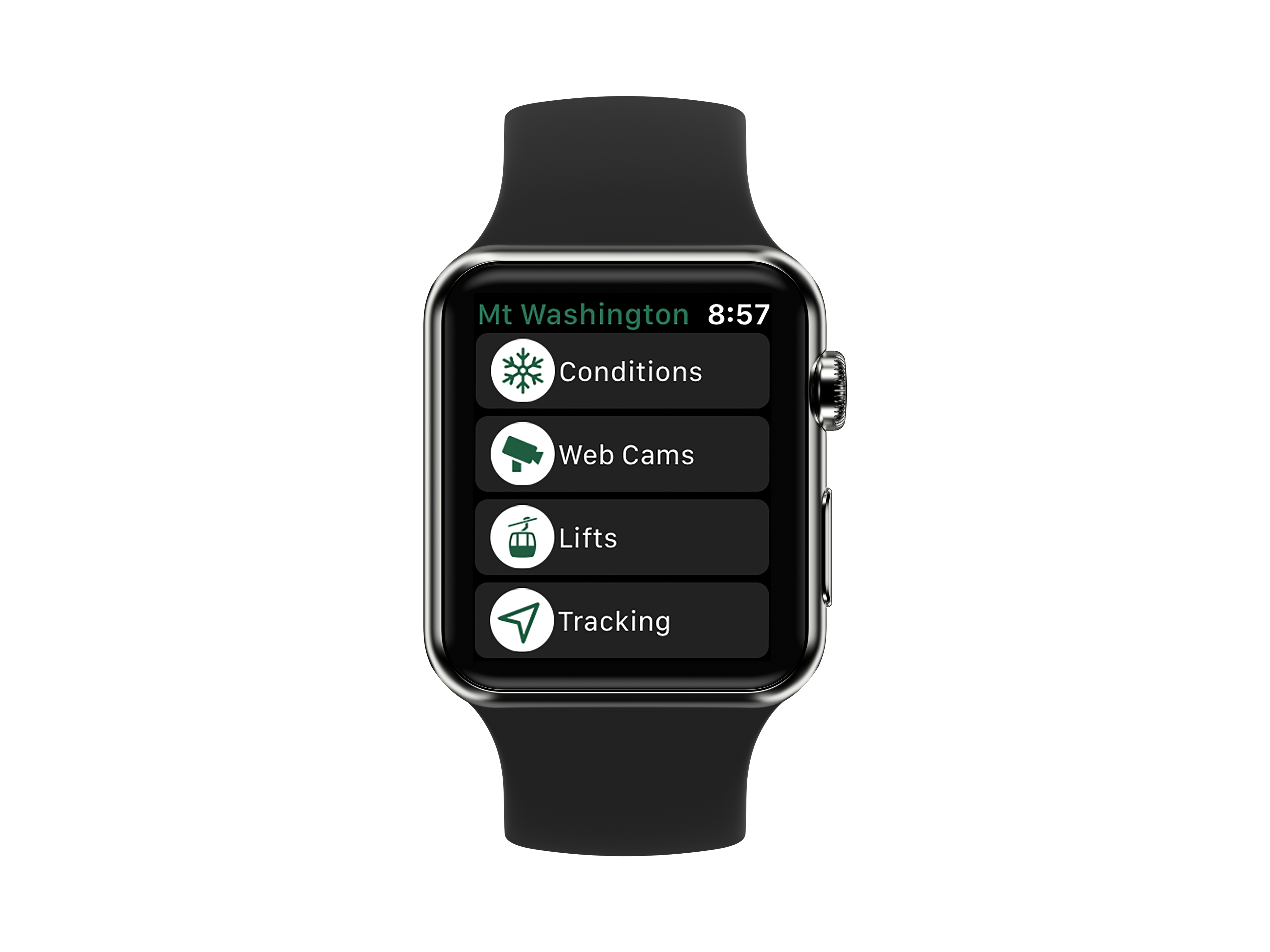 Mt Washington app on Apple Watch