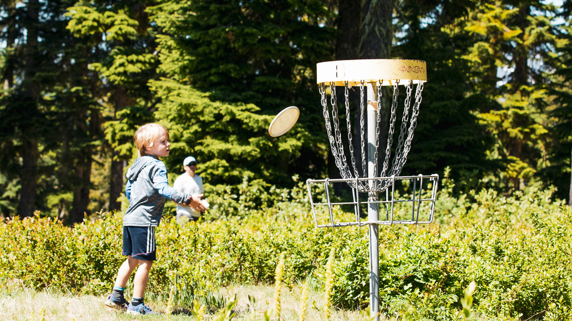 Disc Golf Lodge Course Map
