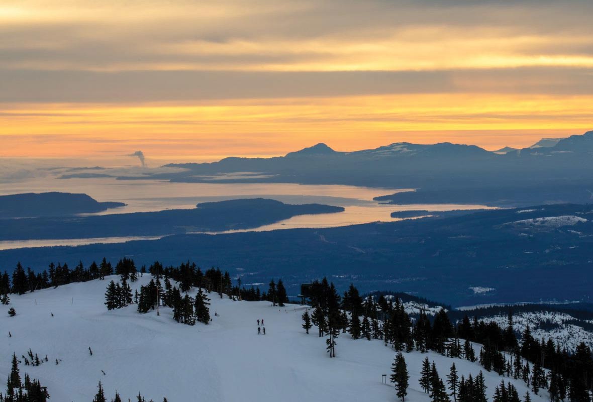 Skiing at a reciprocal resort