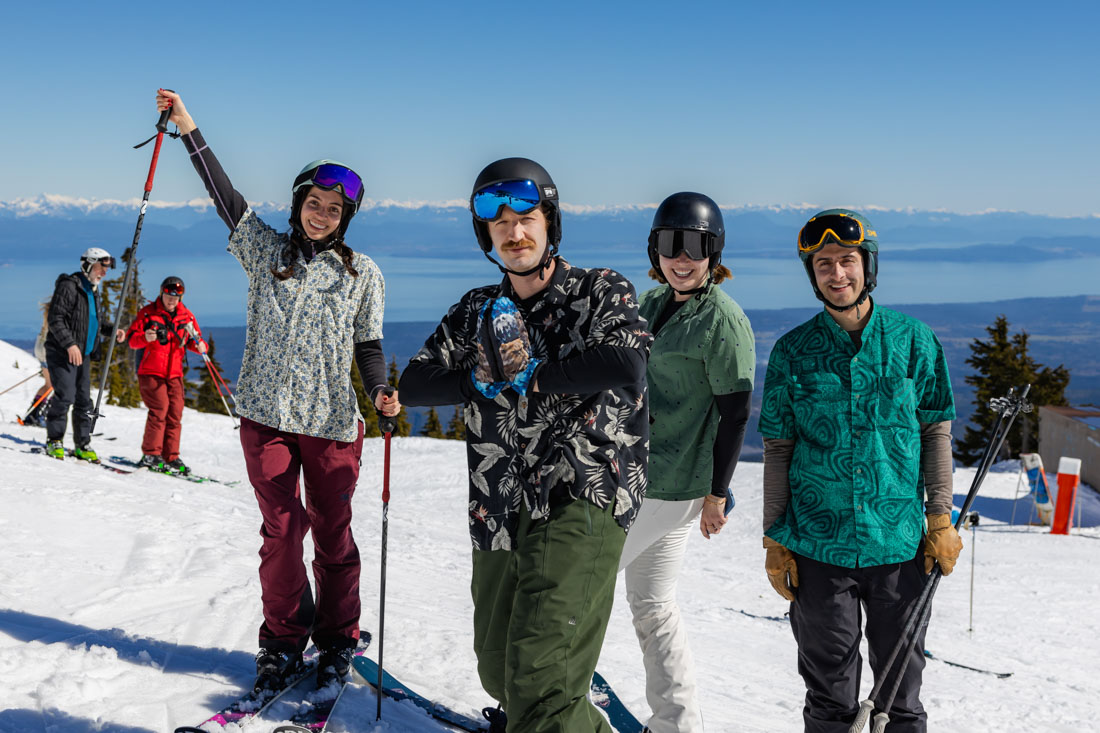 Spring skiing at Mount Washington